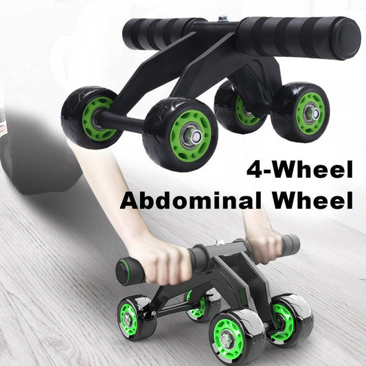 Four-wheeled Abdominal Roller Muscle Fitness Equipment