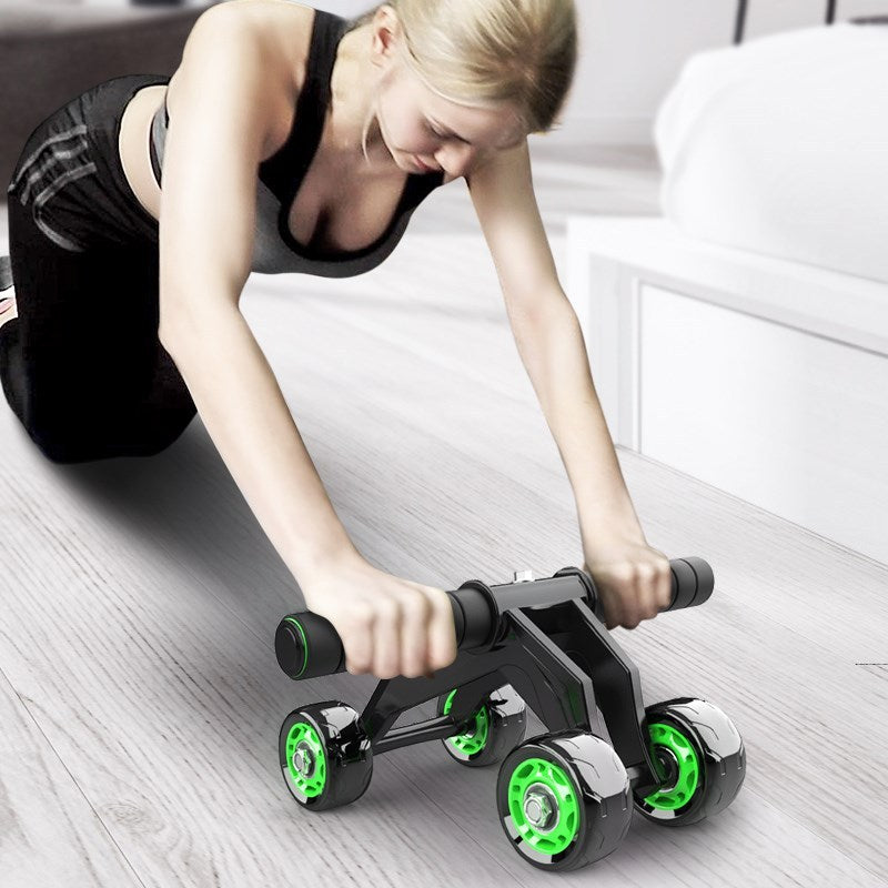 Four-wheeled Abdominal Roller Muscle Fitness Equipment