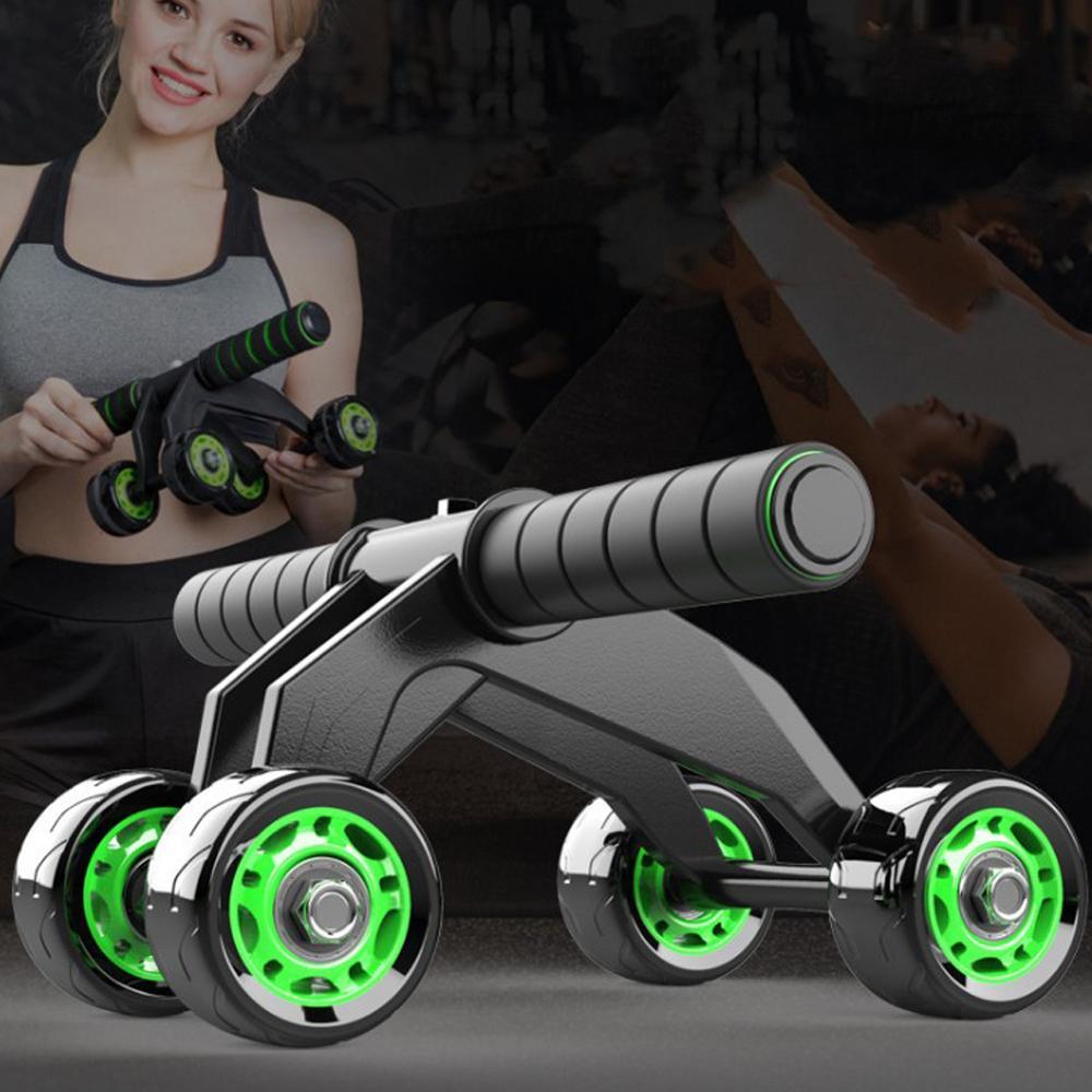 Four-wheeled Abdominal Roller Muscle Fitness Equipment